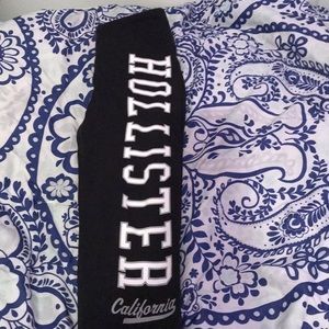black hollister leggings